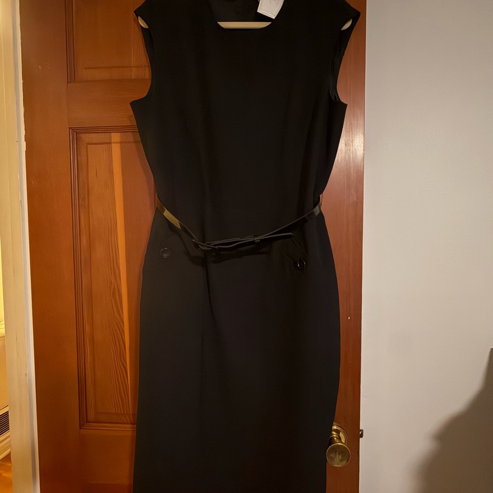 Brooks Brothers Classic Black Midi Dress